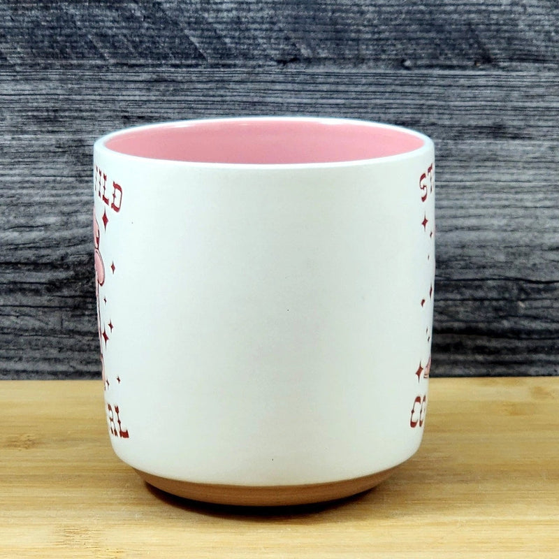 Load image into Gallery viewer, Country Western Coffee Mug Pink Wild Cowgirl Ceramic Tea Cup Blue Sky 18oz