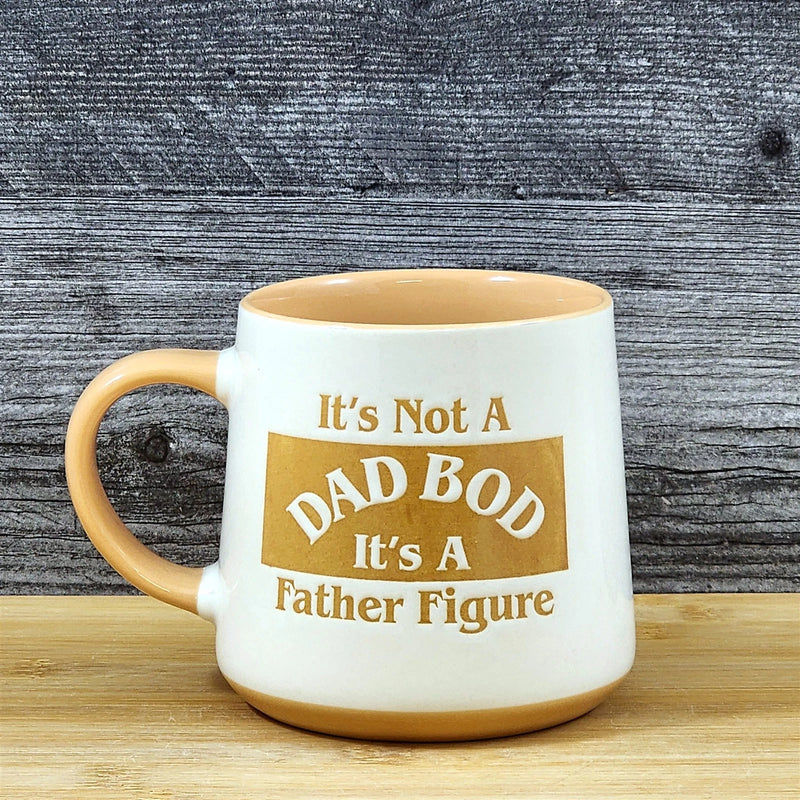Load image into Gallery viewer, Inspirational Saying Dad Coffee Mug Father Embossed Ceramic Cup Blue Sky 20oz