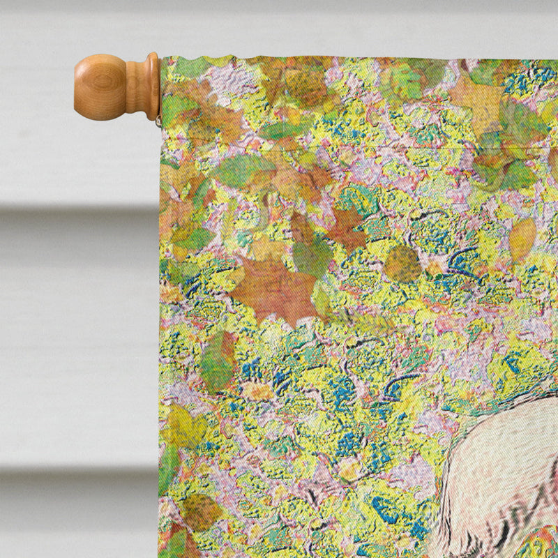 Load image into Gallery viewer, Easter Bunny and Eggs Flag Canvas House Size