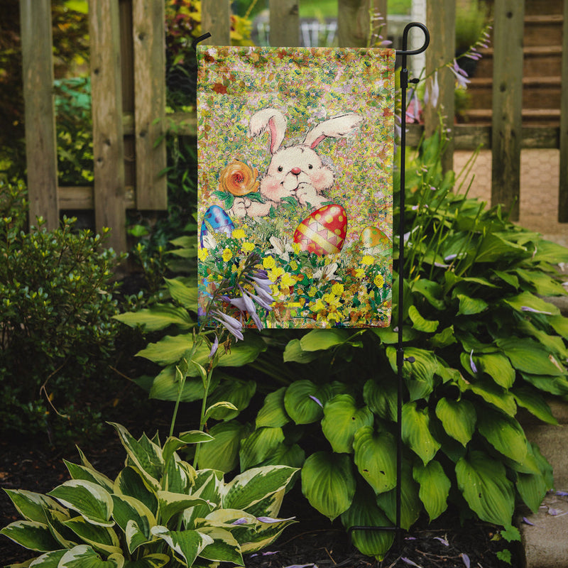Load image into Gallery viewer, Easter Bunny and Eggs Garden Flag - Outdoor Decorative Yard Flag