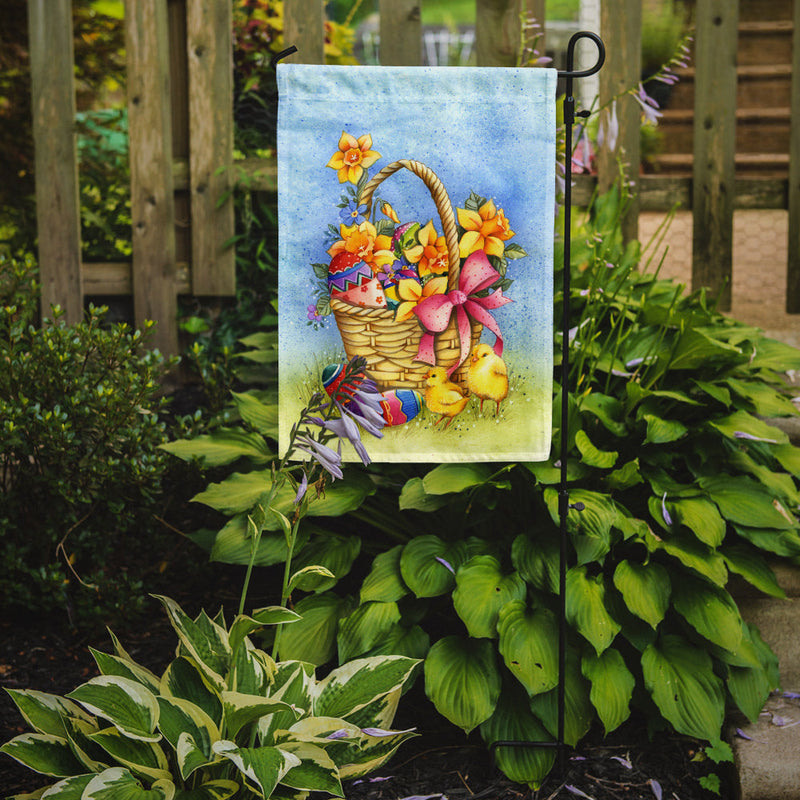 Load image into Gallery viewer, Easter Basket with Flowers Garden Flag - Outdoor Decorative Yard Flag
