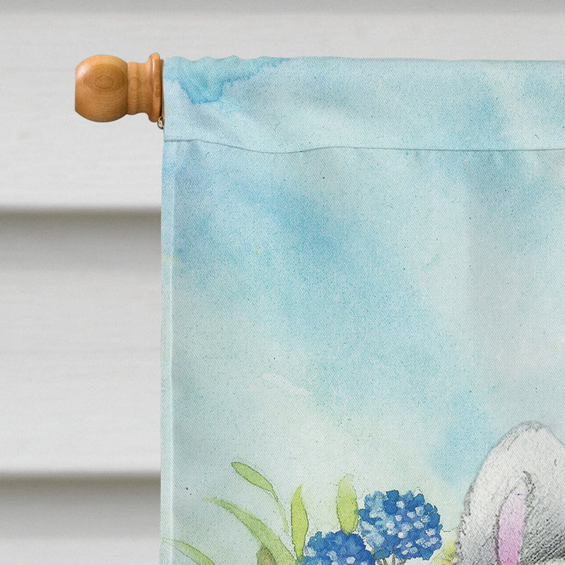 Load image into Gallery viewer, Easter Bunny and Eggs Flag Canvas House Size