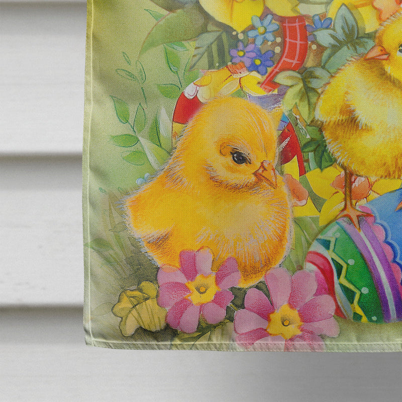 Load image into Gallery viewer, Easter Chicks and Eggs Flag Canvas House Size