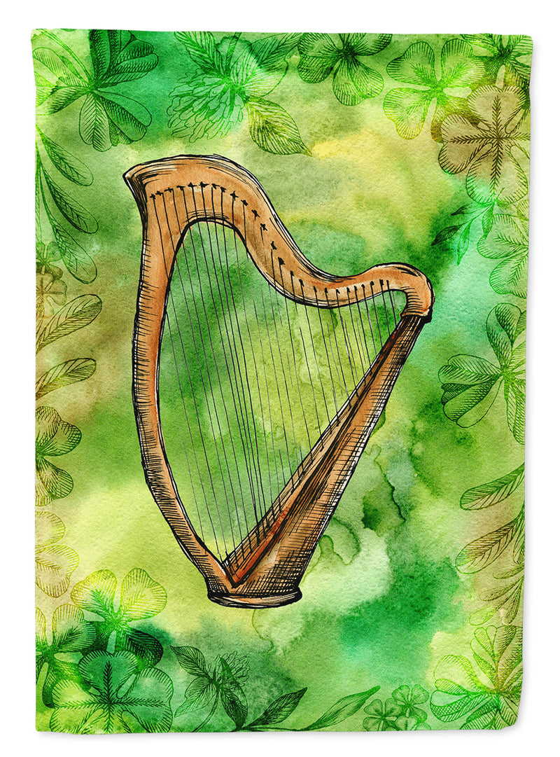 Load image into Gallery viewer, Irish Harp Flag Canvas House Size
