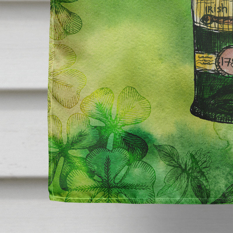 Load image into Gallery viewer, Irish Whiskey Bottle Flag Canvas House Size