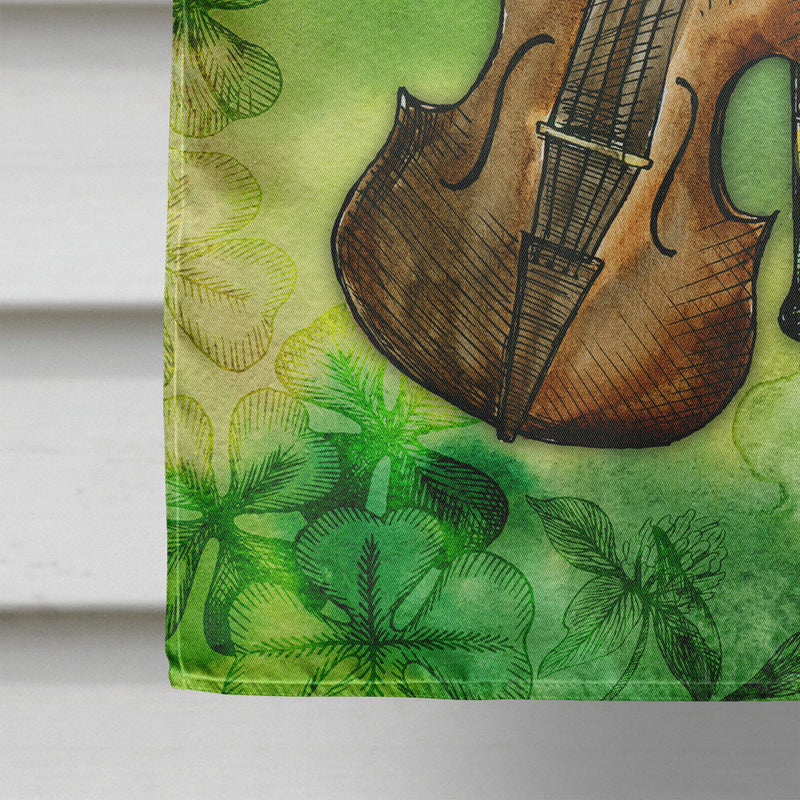 Load image into Gallery viewer, Irish Whiskey and Music Flag Canvas House Size