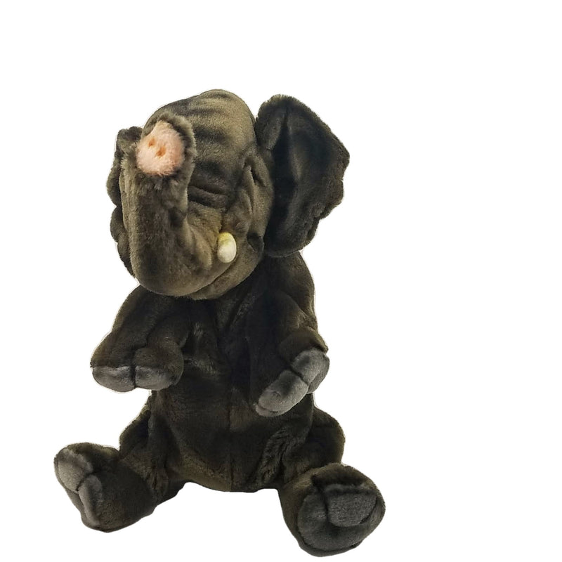 Load image into Gallery viewer, Elephant Hand Puppet Book Set Animal Educational Reading Imaginative Play Hansa