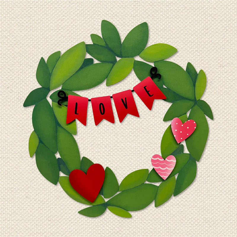 Load image into Gallery viewer, Everyday Wreath Magnetic Wall Art - 16" by Roeda