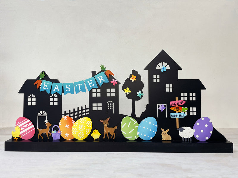 Load image into Gallery viewer, Easter Magnets – Roeda “Brighten Your Life” Cool Easter Egg Mini Art Pop Set of 3