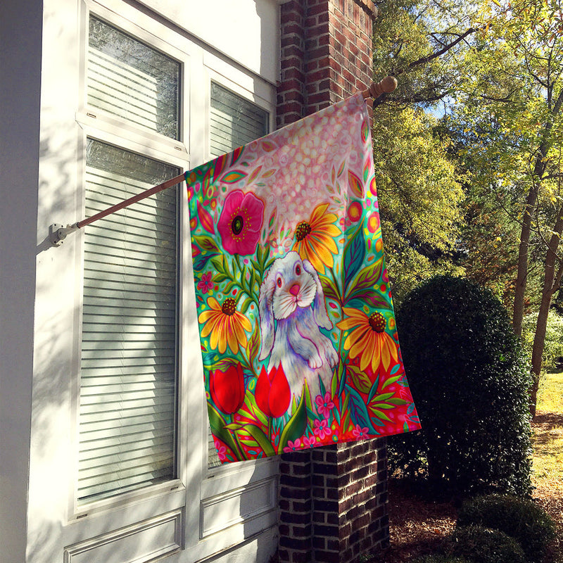 Load image into Gallery viewer, Little Spring Hippity Hop Easter Flag Canvas House Size
