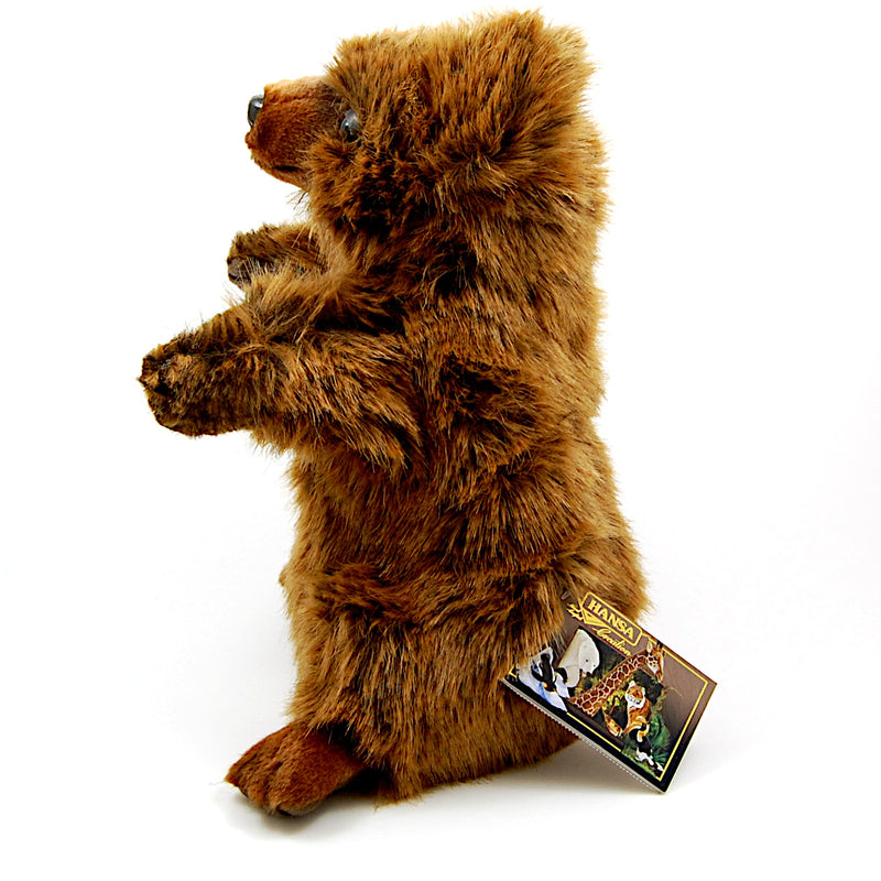 Load image into Gallery viewer, Bear Hand Puppet and Book Set Animal Educational Reading Imaginative Play Hansa