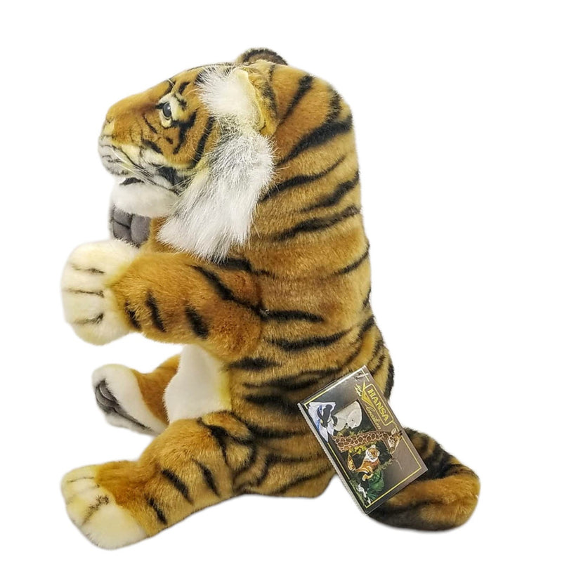 Load image into Gallery viewer, Tiger Hand Puppet & Book Set Animal Educational Reading Imaginative Play Hansa