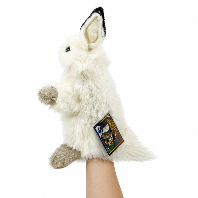 Load image into Gallery viewer, Rabbit Full Body Hand Puppet Doll Hansa Real Looking Plush Animal Learning Toy