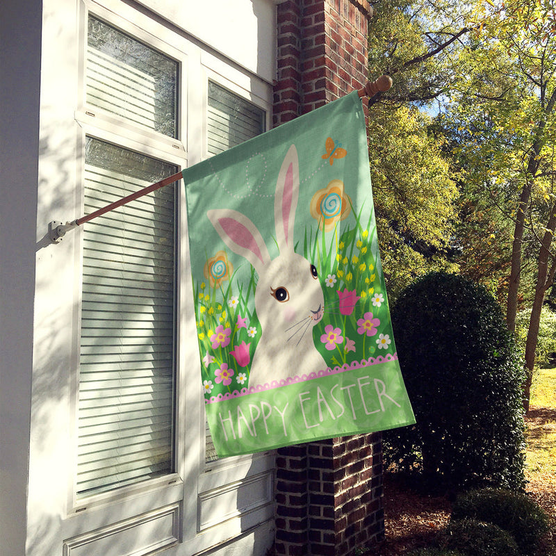 Load image into Gallery viewer, Easter Bunny Rabbit Flag Canvas House Size