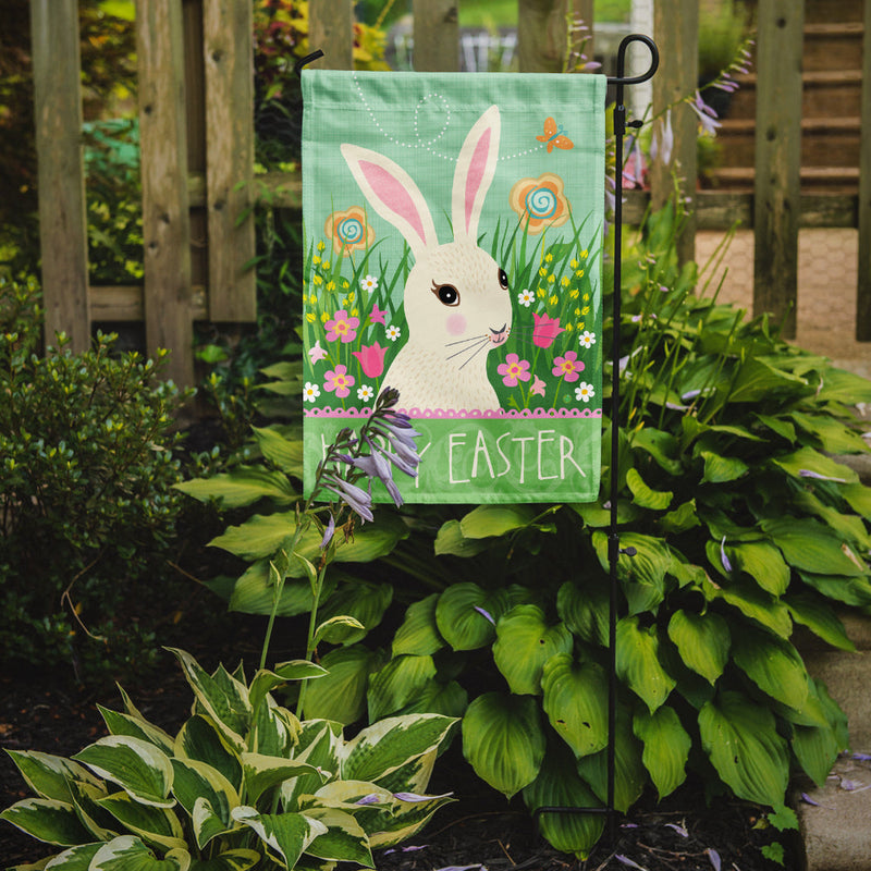 Load image into Gallery viewer, Easter Bunny Rabbit Garden Flag - Outdoor Decorative Yard Flag