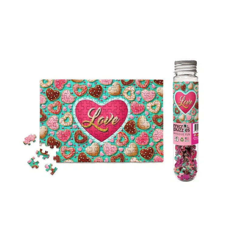 Load image into Gallery viewer, Valentines Cookies 150 Piece Mini Jigsaw Puzzle Micro Puzzles