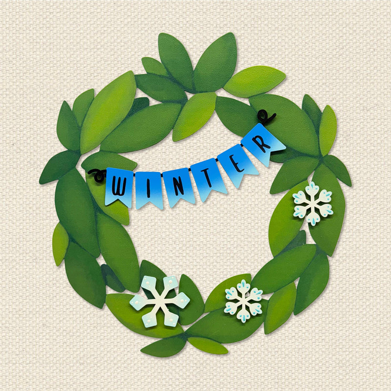 Load image into Gallery viewer, Everyday Wreath Magnetic Wall Art - 16" by Roeda