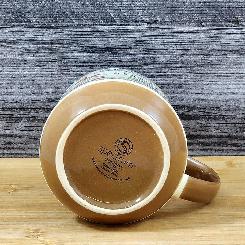 Load image into Gallery viewer, Camping Lover Coffee Mug Camper Tent Embossed Tea Cup Ceramic Blue Sky 18oz