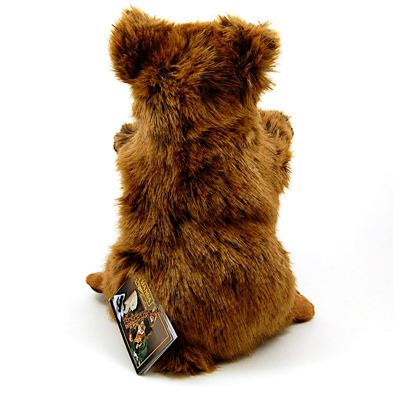 Load image into Gallery viewer, Bear Hand Puppet and Book Set Animal Educational Reading Imaginative Play Hansa