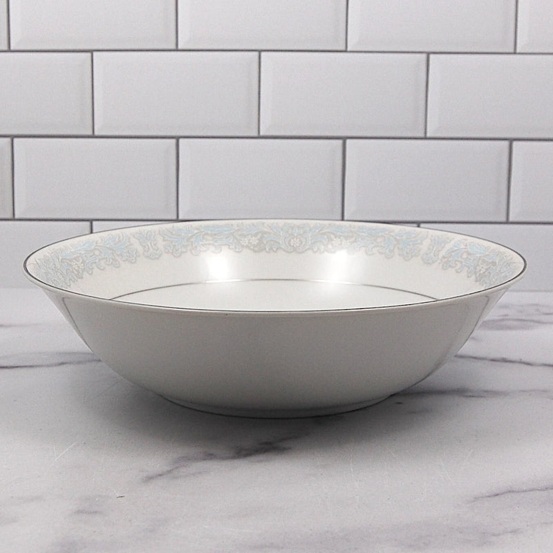 Load image into Gallery viewer, Bluedale Vegetable Bowl Round Ceramic 9" Blue & White Flowers Fine China Japan