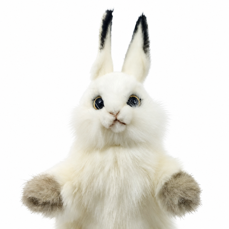 Load image into Gallery viewer, Rabbit Full Body Hand Puppet Doll Hansa Real Looking Plush Animal Learning Toy