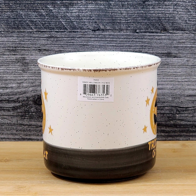 Load image into Gallery viewer, Jack-o-Lantern Halloween Pumpkin Mug Ceramic Coffee Tea Cup by Blue Sky 17oz