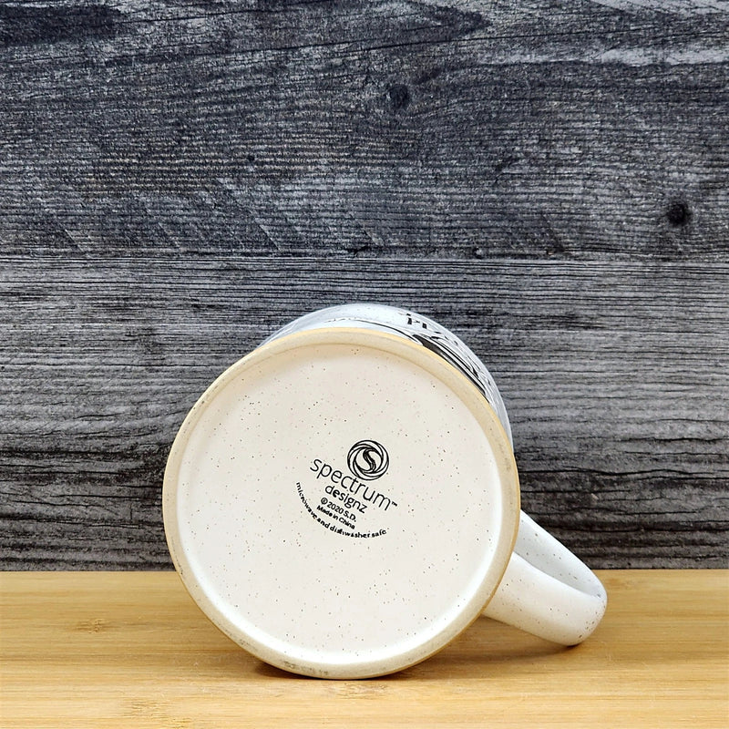 Load image into Gallery viewer, Garden Lover Coffee Mug Watering Can Humor White Tea Cup Ceramic Blue Sky 18oz