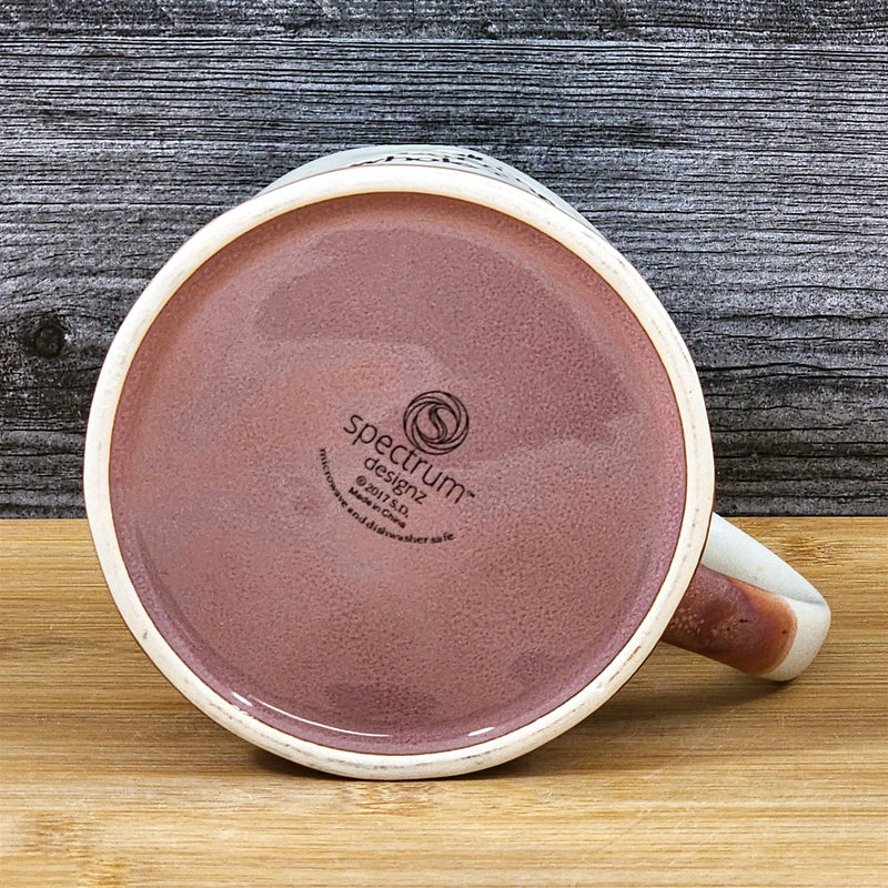 Load image into Gallery viewer, Religious Coffee Mug Jesus Inspirational Saying Tea Cup Ceramic Brown Blue Sky