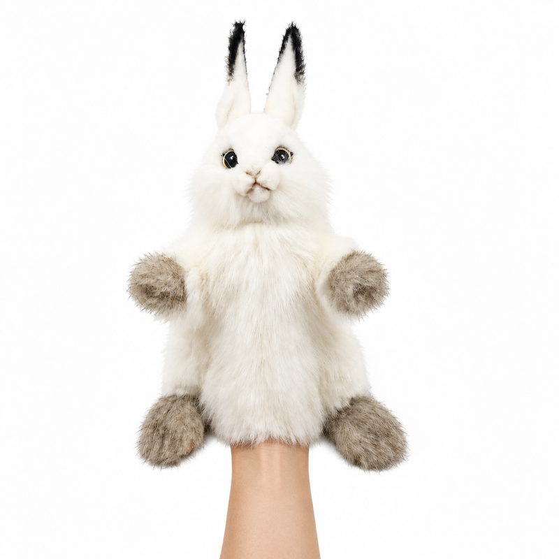 Load image into Gallery viewer, Rabbit Full Body Hand Puppet Doll Hansa Real Looking Plush Animal Learning Toy