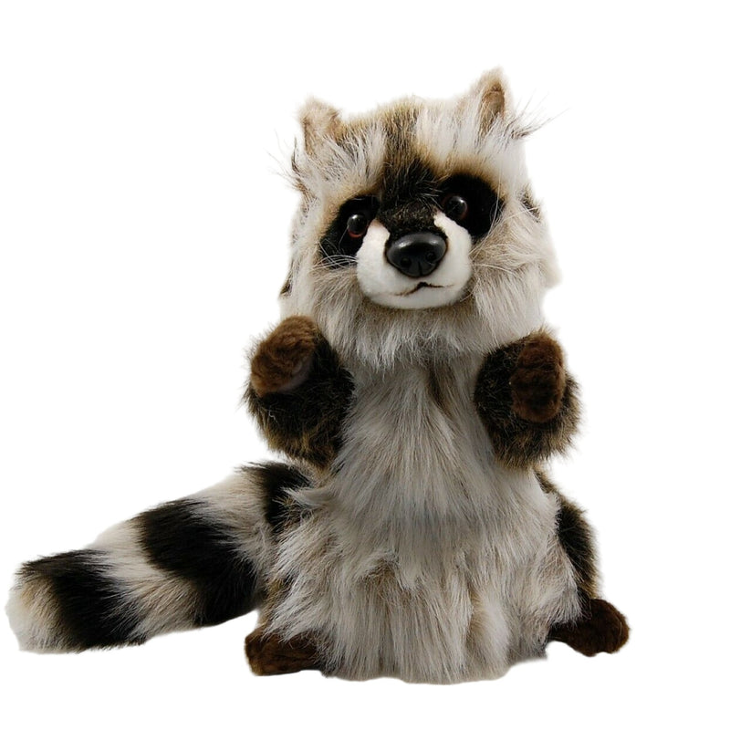 Load image into Gallery viewer, Raccoon Hand Puppet & Book Set Animal Educational Reading Imaginative Play Hansa