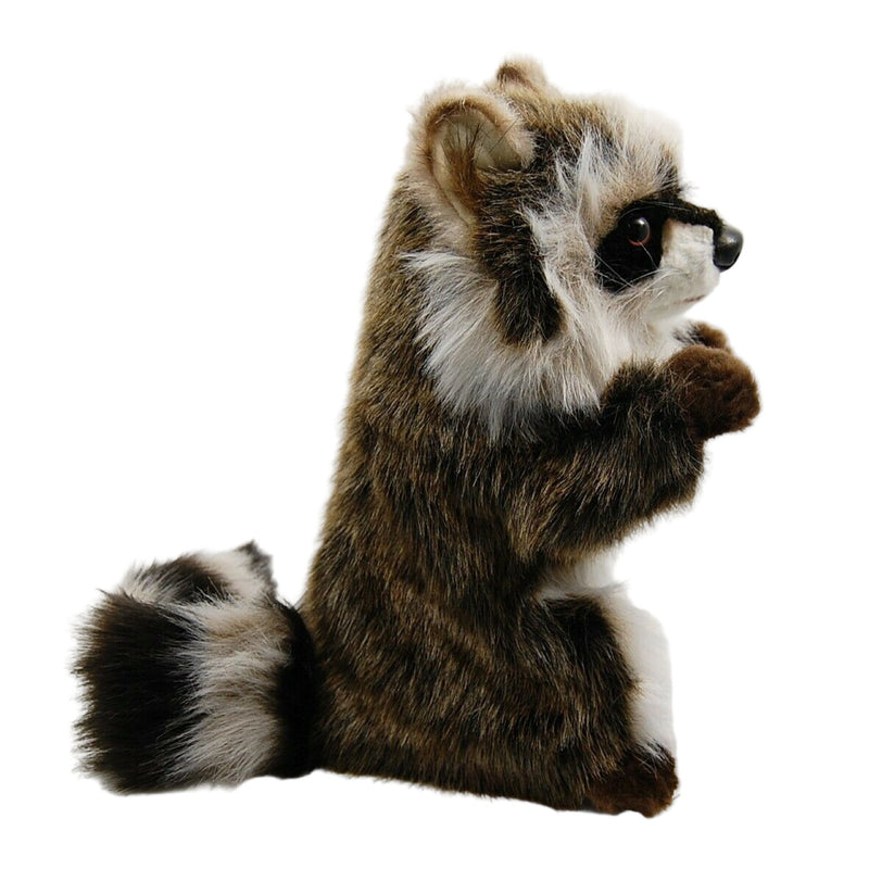 Load image into Gallery viewer, Raccoon Hand Puppet & Book Set Animal Educational Reading Imaginative Play Hansa