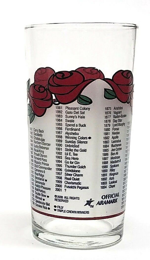 Load image into Gallery viewer, Kentucky Derby 2001 127th Mint Julep Beverage Glass Winner Was Monarchos