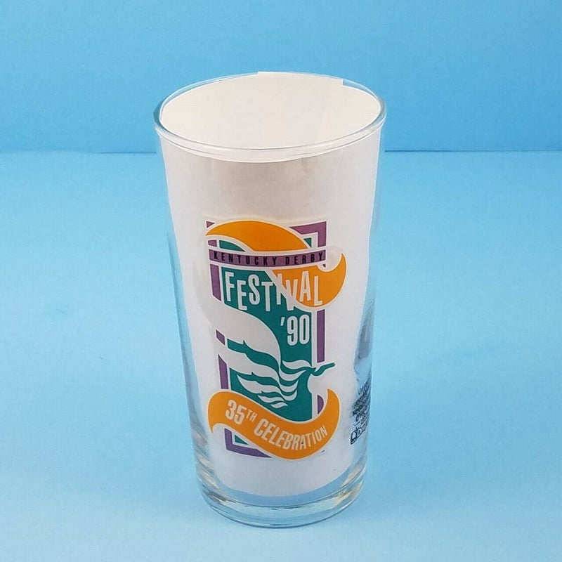 Load image into Gallery viewer, Kentucky Derby Festival 1990 Pegasus Mint Julep Beverage Drinking Glass 12 oz