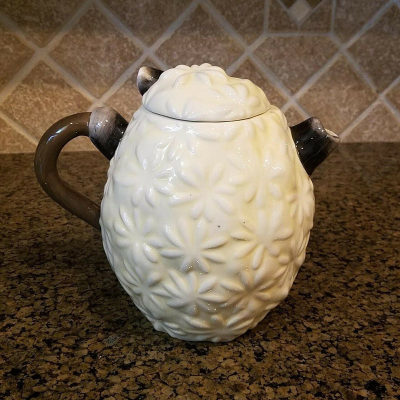 Load image into Gallery viewer, Lamb Teapot Blue Sky Collectable Kitchen Home Decorative Heather Goldminc