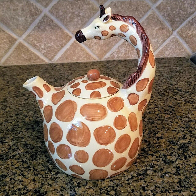 Load image into Gallery viewer, Giraffe Teapot Blue Sky Kitchen Home Decorative Decor Collectable Goldminc