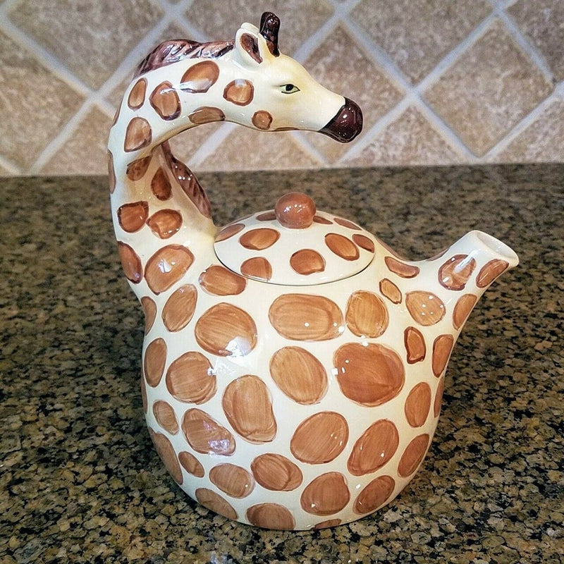 Load image into Gallery viewer, Giraffe Teapot Blue Sky Kitchen Home Decorative Decor Collectable Goldminc