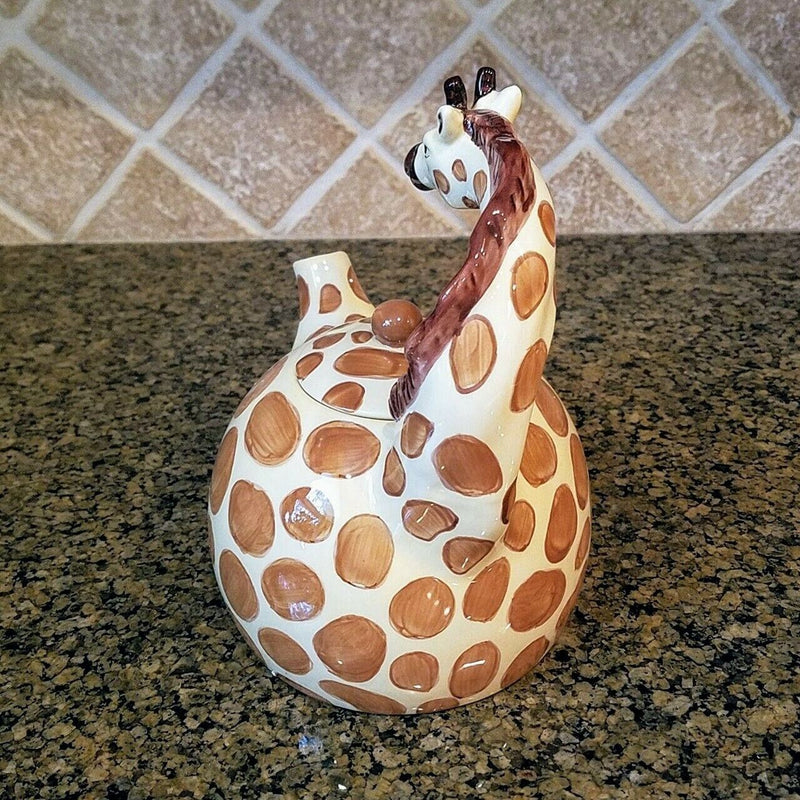 Load image into Gallery viewer, Giraffe Teapot Blue Sky Kitchen Home Decorative Decor Collectable Goldminc