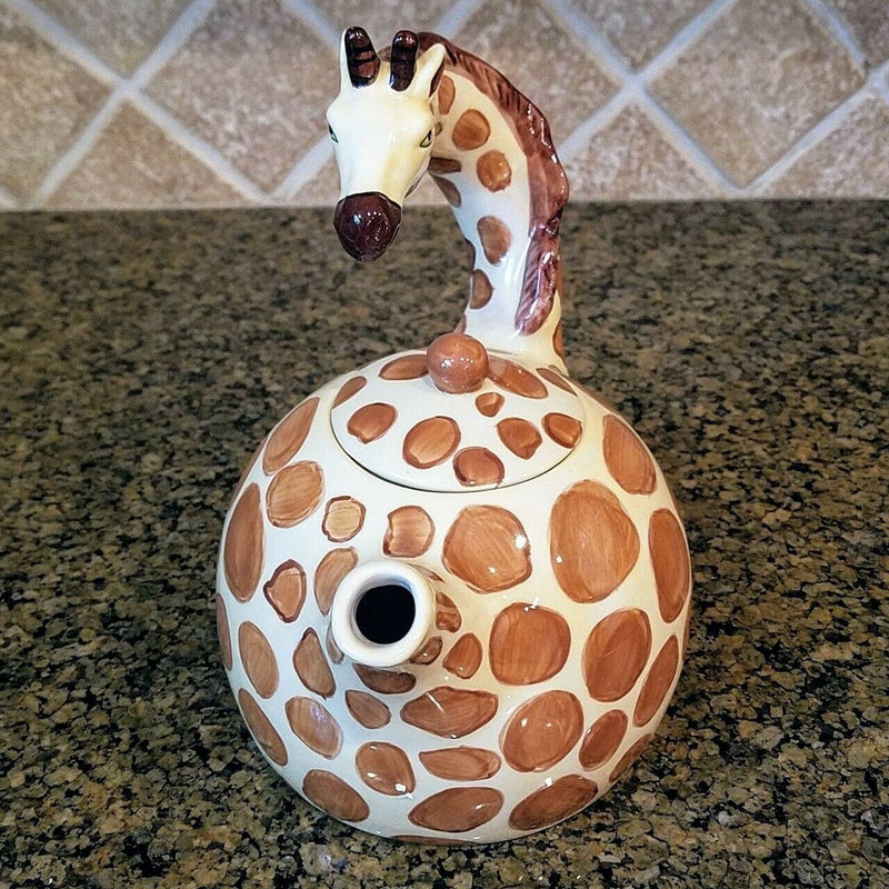 Load image into Gallery viewer, Giraffe Teapot Blue Sky Kitchen Home Decorative Decor Collectable Goldminc
