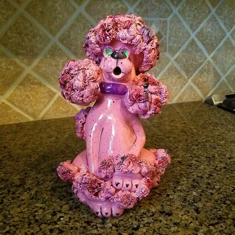 Load image into Gallery viewer, Pink Poodle Dog Unique Teapot Kitchen Home Decorative Collectible Goldminc Décor