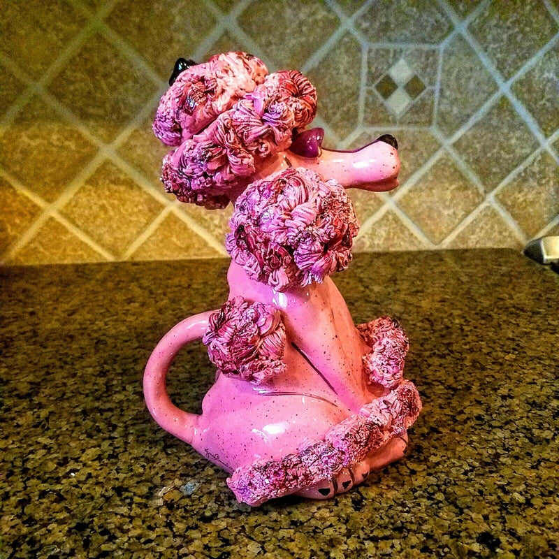 Load image into Gallery viewer, Pink Poodle Dog Unique Teapot Kitchen Home Decorative Collectible Goldminc Décor