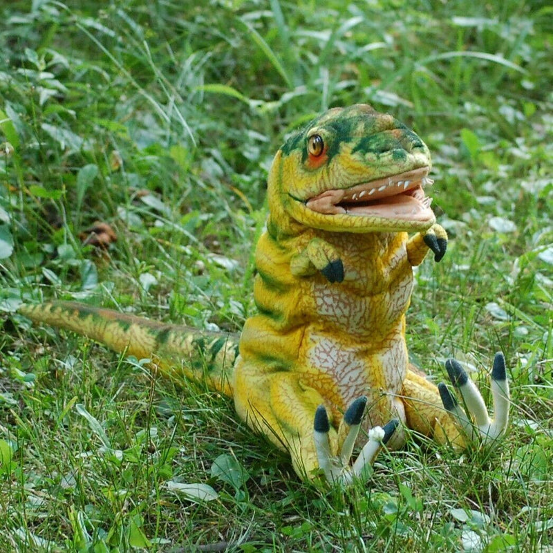 Load image into Gallery viewer, T Rex Dinosaur Hand Puppet Full Body Doll Hansa Real Looking Animal Learning Toy