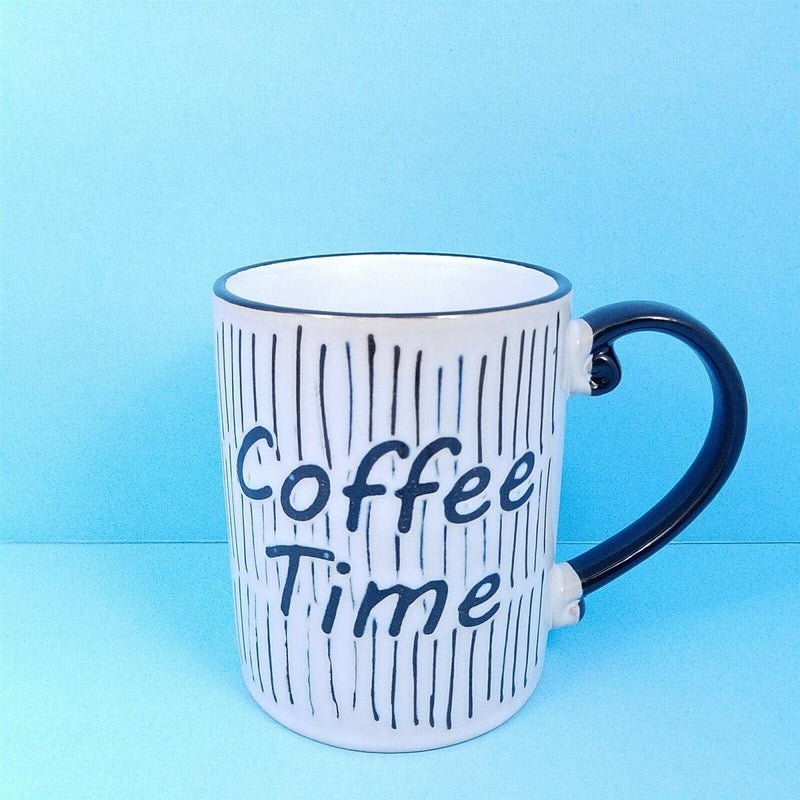 Load image into Gallery viewer, Coffee Time Saying Mug Cup Pen Pencil or Plant Holder Spectrum New 16oz (473ml)