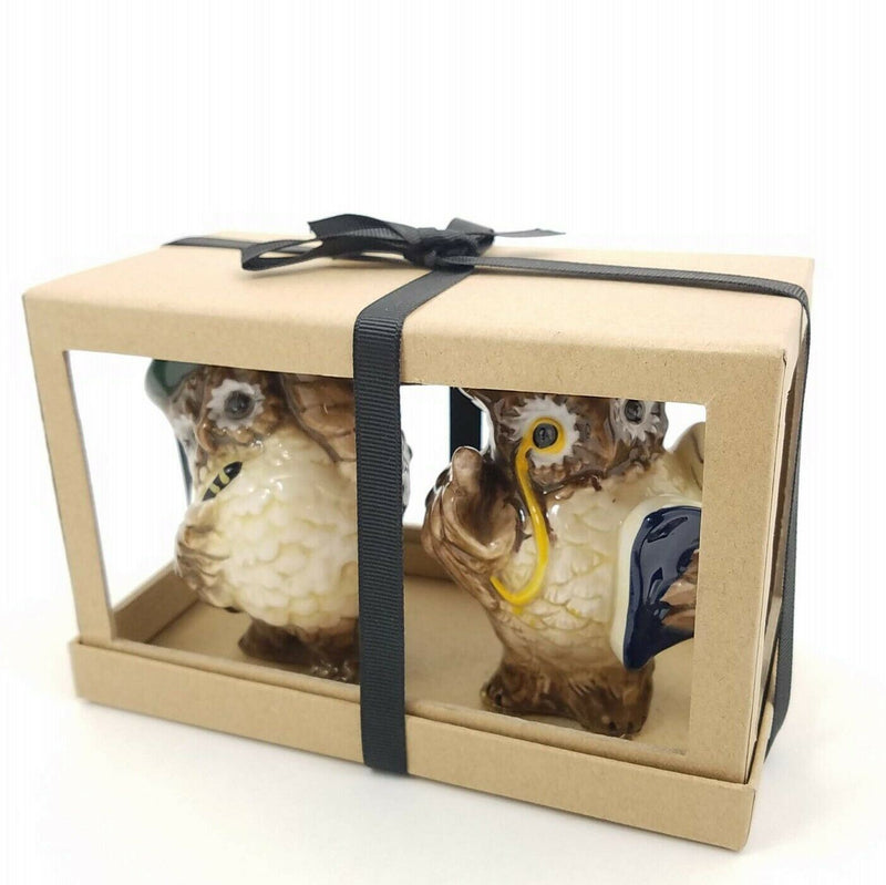 Load image into Gallery viewer, Salt Pepper Shaker Set Owl Collectible Decorative Kitchen Home Décor Goldminc
