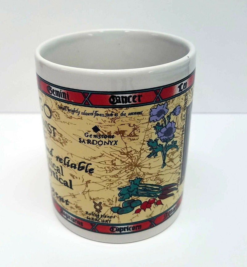 Load image into Gallery viewer, Virgo Zodiac The Virgin Astrology Coffee Mug Horoscope Cup Two Sided 8oz Ceramic