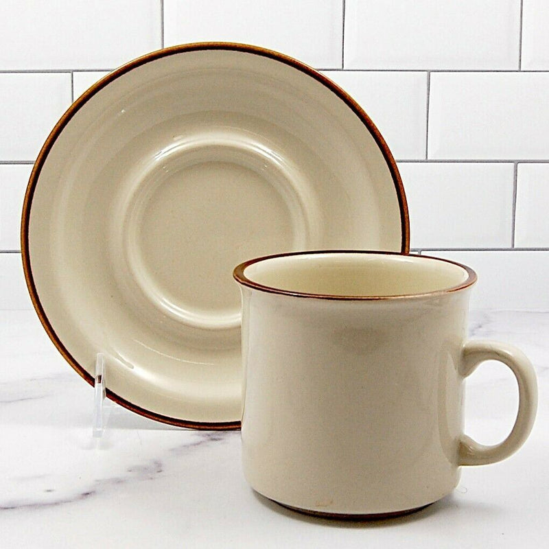 Load image into Gallery viewer, Kanney Spring Flower Stoneware Set of 3 Saucers and Cups for Tea Coffee Mug