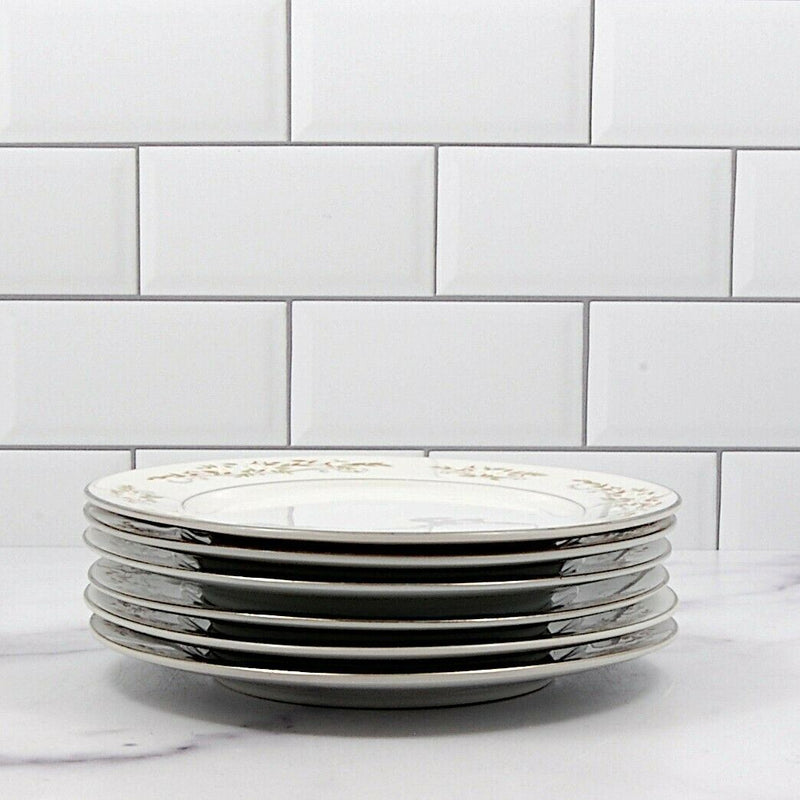 Load image into Gallery viewer, International Silver Co 326 Springtime Japan Set of 6 Bread Butter Salad Plate