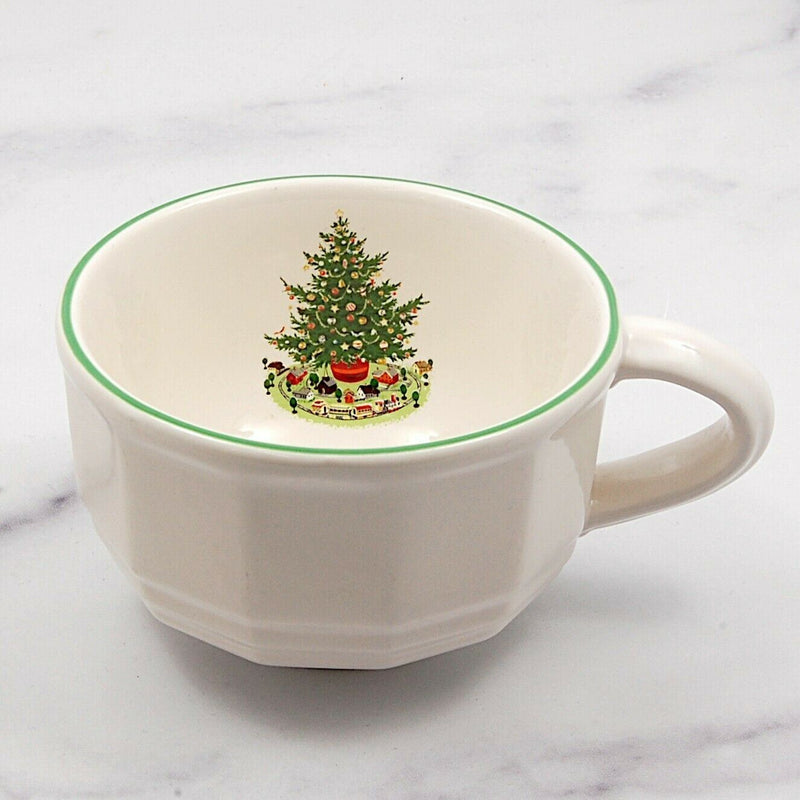 Load image into Gallery viewer, Pfaltzgraff Christmas Heritage Stoneware Set of 4 Saucer & Tea Cup Coffee Mug