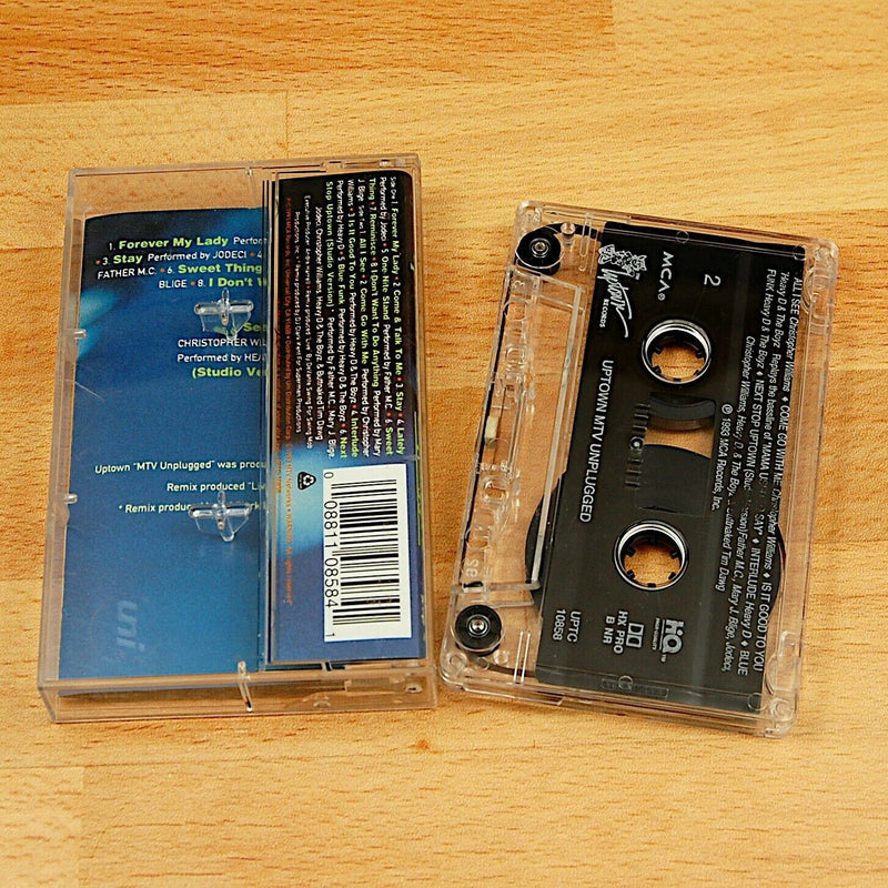 Load image into Gallery viewer, Uptown MTV Unplugged Cassette on MCA Records 1993 Dance, R&B, & Soul