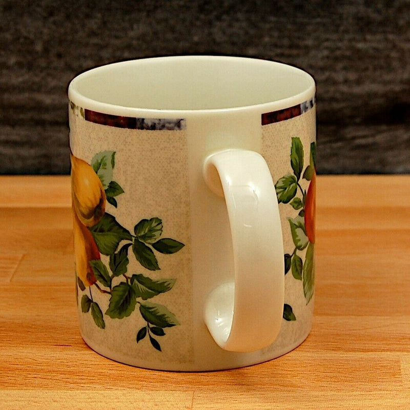 Load image into Gallery viewer, Sakura by Oneida Coffee Mug Set of 6 Tea Cups Stoneware Fruit Pattern Dinnerware