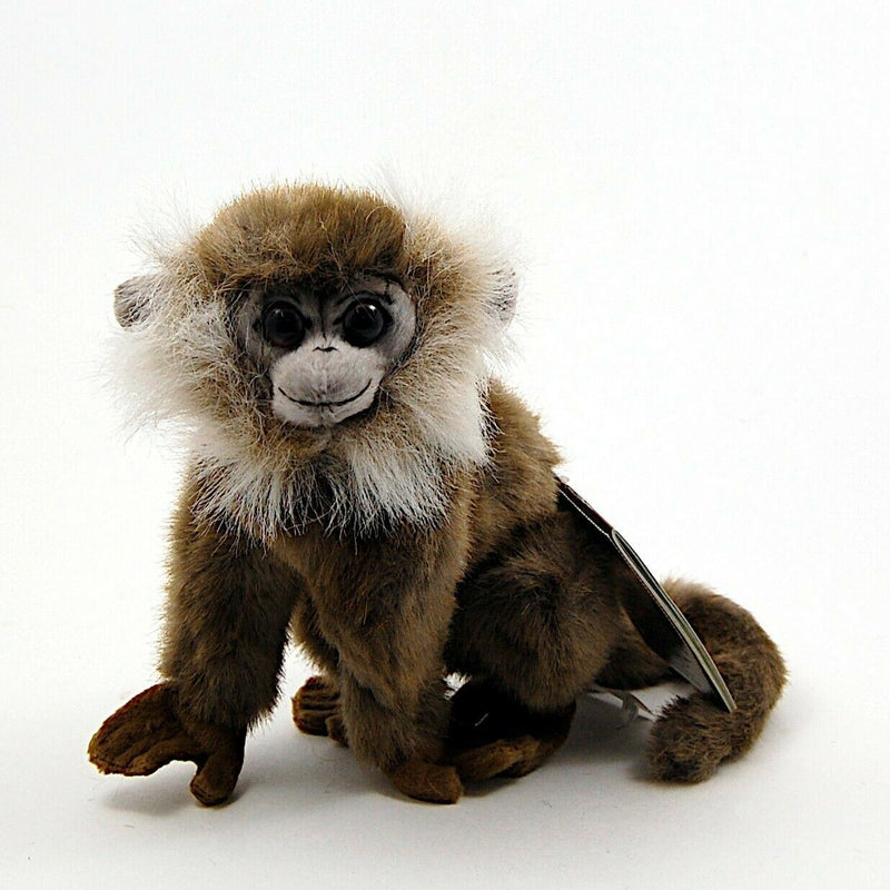 Load image into Gallery viewer, Leaf Monkey Gray 7" by Hansa True to Life Look Soft Plush Animal Learning Toys